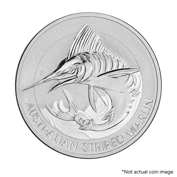 1/3 OZ PLATINUM AUSTRALIAN STRIPED MARLIN