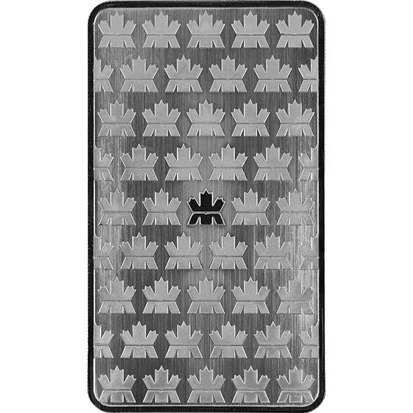 10 OZ SILVER BAR ROYAL CANADIAN MINT Reverse