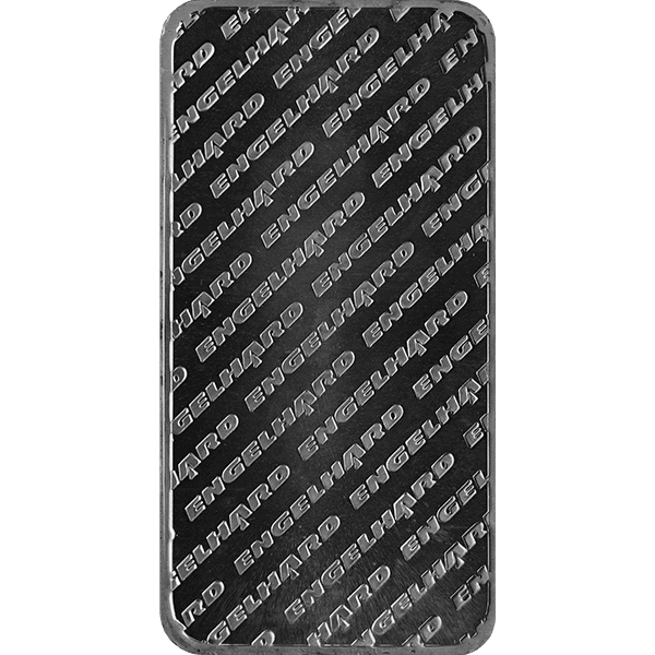 10 OZ SILVER BAR ENGELHARD  Reverse