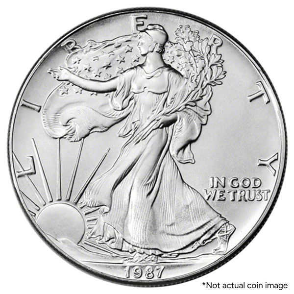 1999 1 OZ AMERICAN SILVER EAGLE NGC69