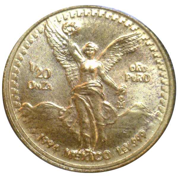 1/20 OZ GOLD ONZA OR LIBERTAD - Obverse
