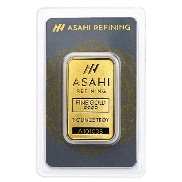 1 OZ GOLD BAR ASAHI - Obverse
