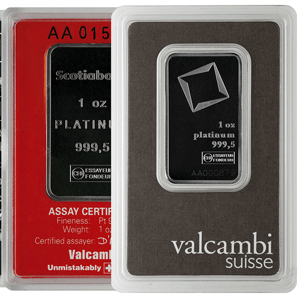 1 OZ PLATINUM BAR 2