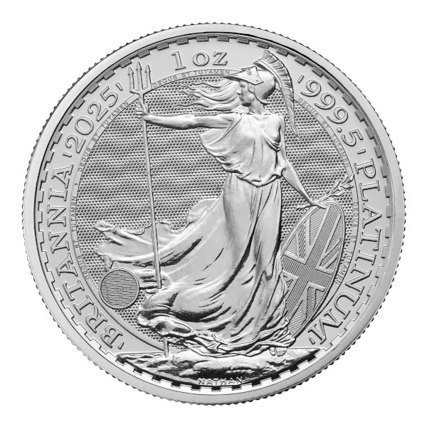 2025 1 OZ GREAT BRITAIN PLATINUM BRITANNIA - Obverse