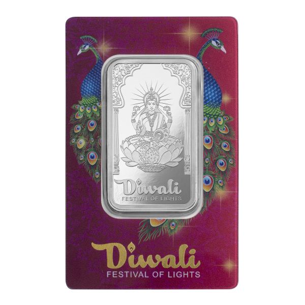 1 OZ SILVER BAR PAMP DIWALI 2024 - Obverse