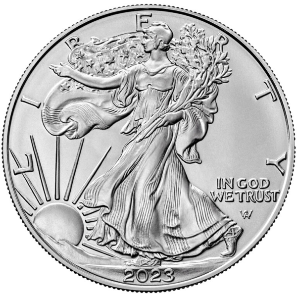 2023 1 OZ AMERICAN SILVER EAGLE - Obverse