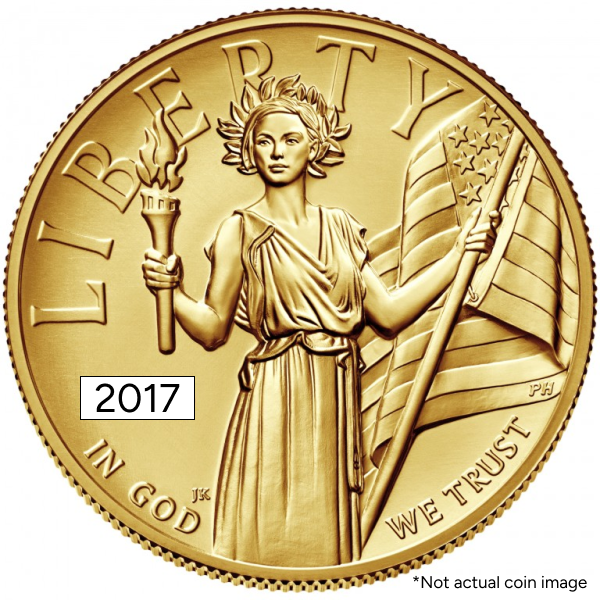 2017 1 OZ GOLD LIBERTY HIGH RELIEF NGC PROOF 69