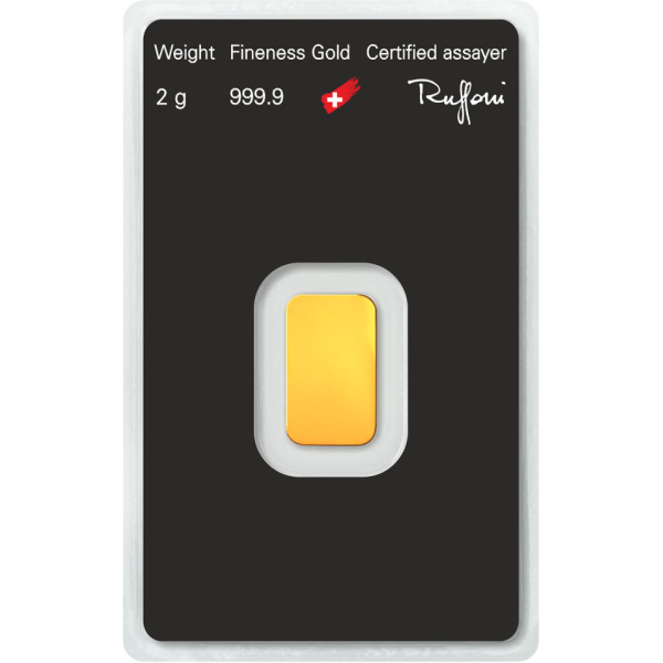 2 GRAM GOLD BAR ARGOR-HERAEUS 2