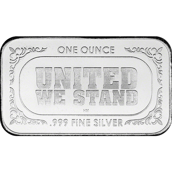 1 OZ SILVER BAR FLAG HIGHLAND MINT 2