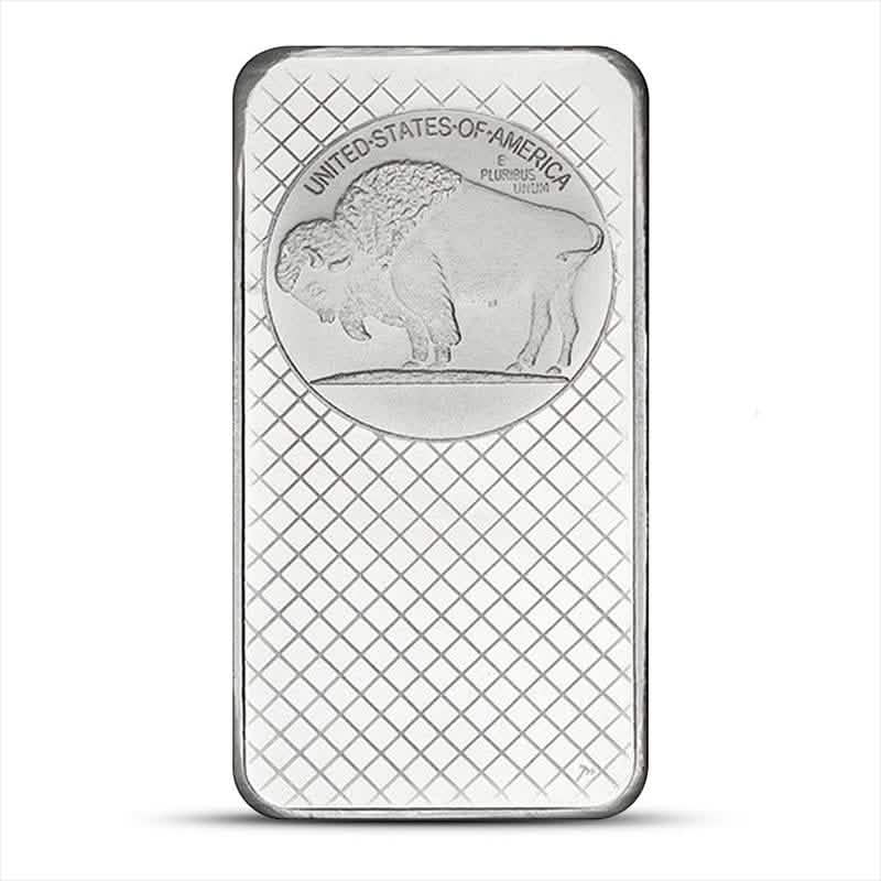 10 OZ SILVER BAR BUFFALO SILVERTOWNE 2