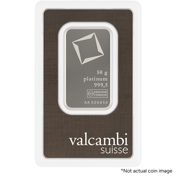 50 GRAM PLATINUM BAR
