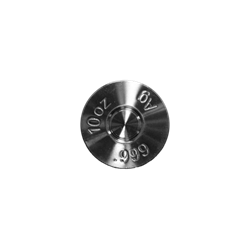 10 OZ SILVER .50 CALIBER BULLET REPLICA 2