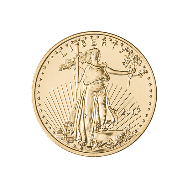 2017 1/4 OZ AMERICAN GOLD EAGLE Obverse