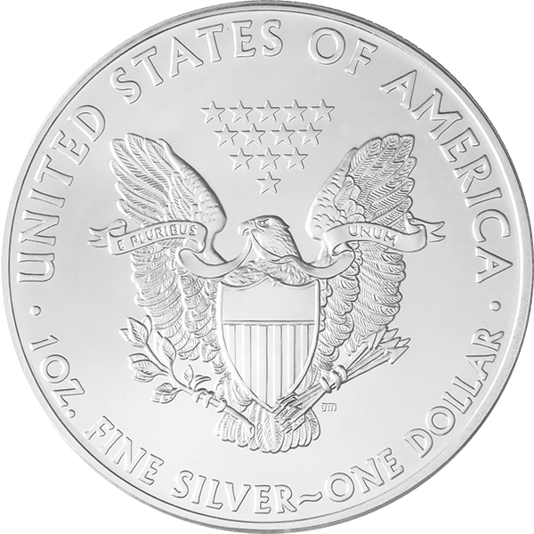 1 OZ AMERICAN SILVER EAGLE Reverse