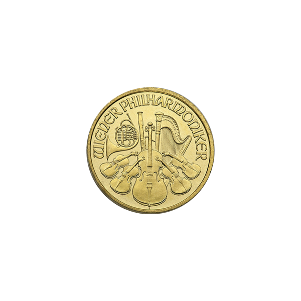 1/10 OZ AUSTRIAN GOLD PHILHARMONIC Obverse