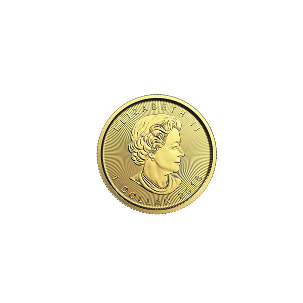 1/20 OZ CANADIAN GOLD MAPLE LEAF Obverse